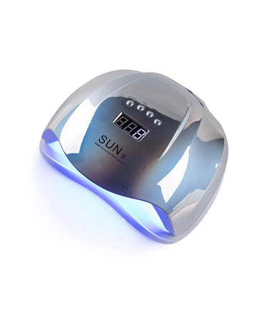 Nail lamp with UK plug 54W Sun X - Metallic Silver